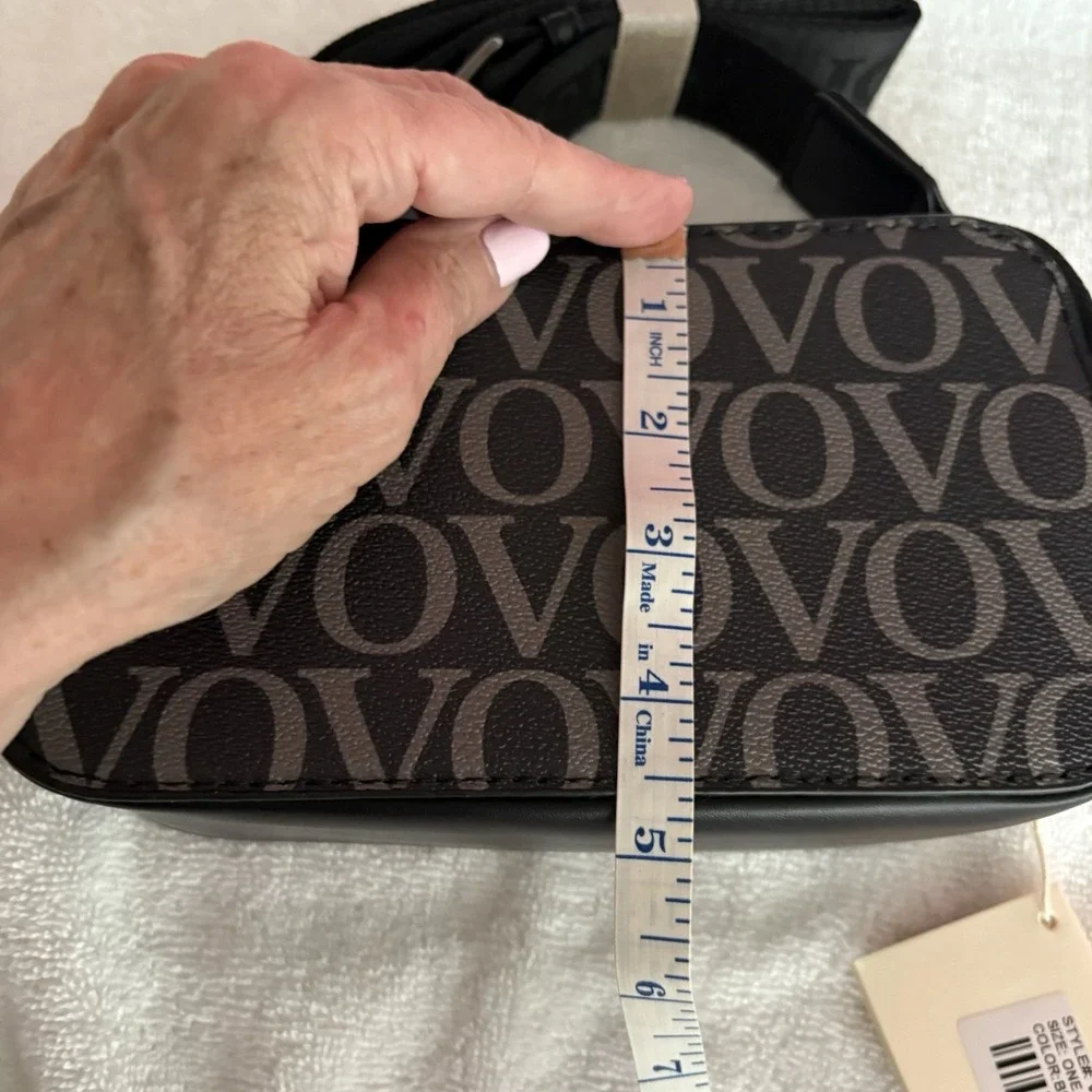 Valentino Orlandi, Camera Bag Black/vovo Crossbody, Shoulder Strap Luxury
